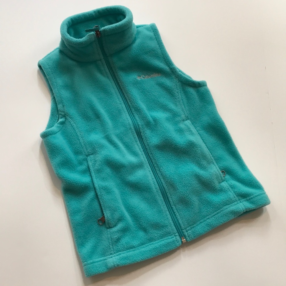 Columbia fleece vest size small (7-8)
